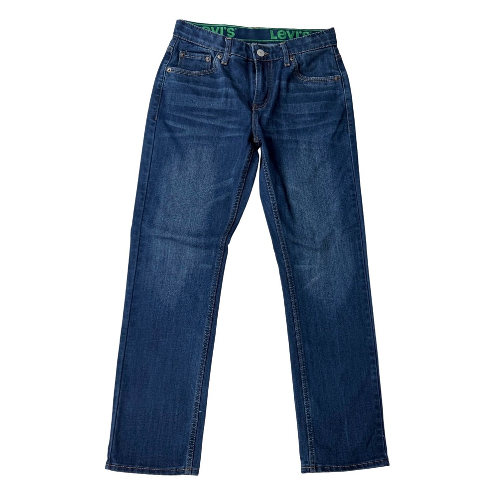 Levi's 511 Slim Fit Jeans‎ Boys Size 14 Reg W 27 L 29 Dark Wash Denim